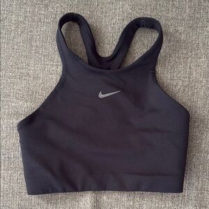 Nike Women's Black High-Neck Sports Bra